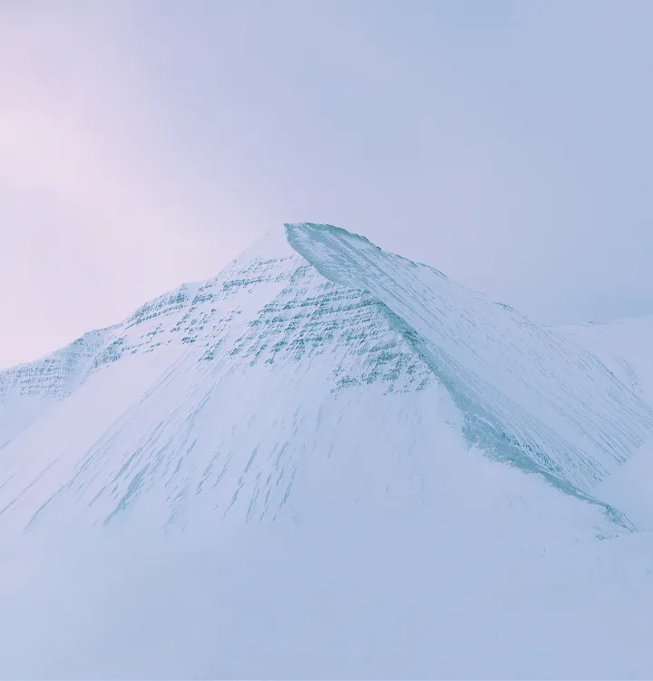 Snowy mountain